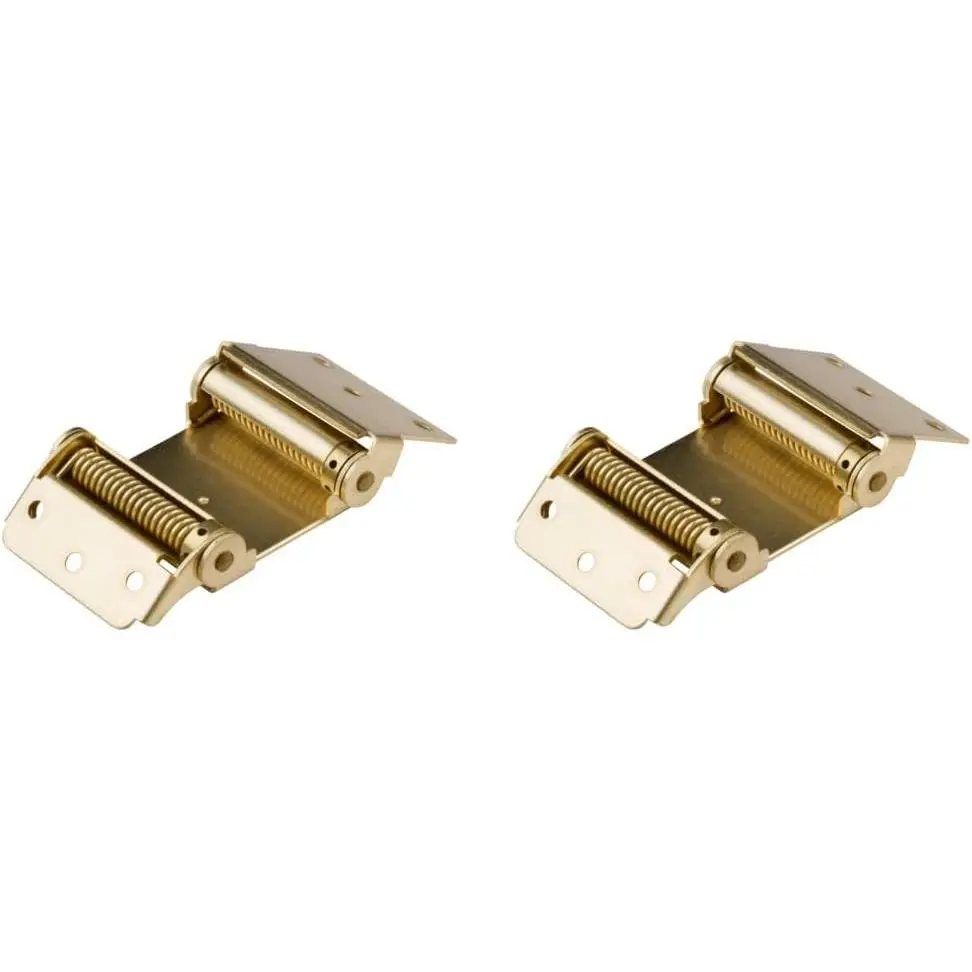 National Hardware N115-303 Spring Hinges, 3-Inch, Brass, 2