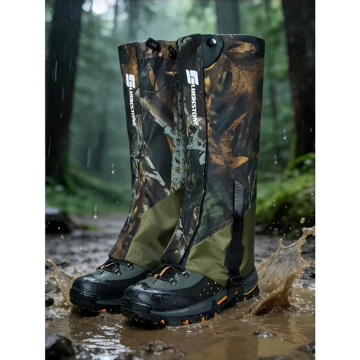 Anti-snake leg guards, thickened wear-resistant waterproof leg armor with non-slip TPU straps.Cold-resistant down to -30℃ and animal bite-proof, ideal for hiking, mountaineering, outdoor exploration and hunting equipment.