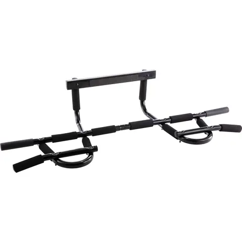Iron Chin Up Bar Gen. 2 - Door Home Gym - Professional Quality Upper Body Workout Bar - Adjustable for Doors 24â€ to 32â€ - Quick, Easy Assembly No Tools - Built to Last - High Density Foam Grips