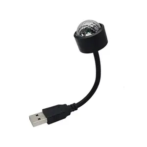 1-Pack LED Disco Ball Lights USB Powered Color Changing Party Lights with Sound Activation for Home/Bar/KTV Stage Lighting