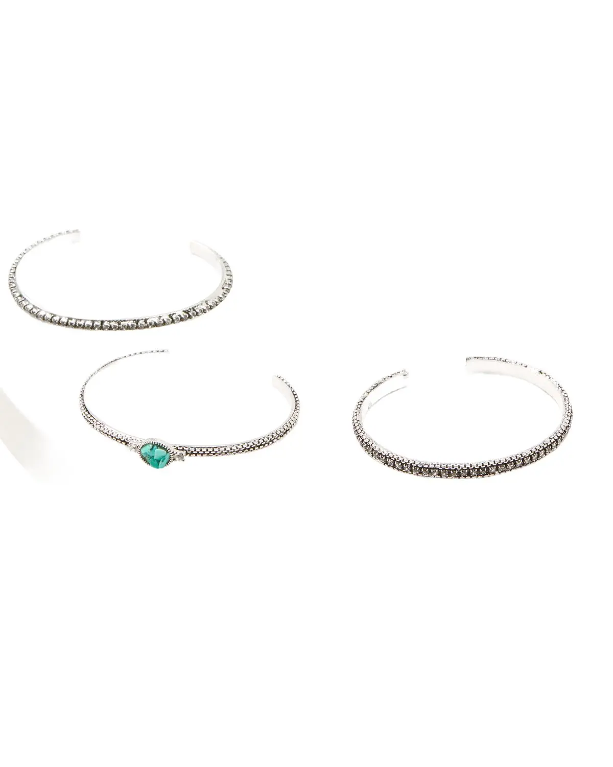 Shyanne Women's Women'S Rhinestone Cuff Bracelet Set 3 Piece - Scuf02hl25