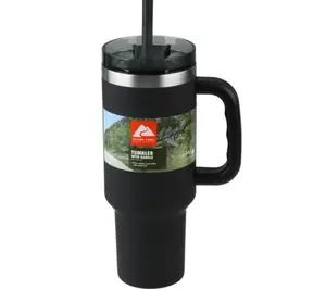 Ozark Trail 40 oz Vacuum Insulated Stainless Steel Tumbler Black