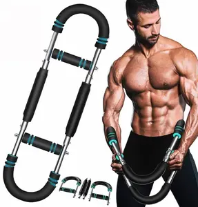 All-new upgraded Multi-Function U-Shape Bar: All-in-One Arm & Chest Trainer for Full Body Workouts,Arm Trainer, Adjustable Chest Workout Equipment, Arm Trainer for Men, Chest Trainer for Men,Portable Spring Resistance Home Fitness Equipment