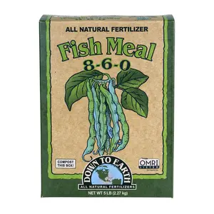 Down To Earth Fish Meal Natural Fertilizer 8-6-0  4lb