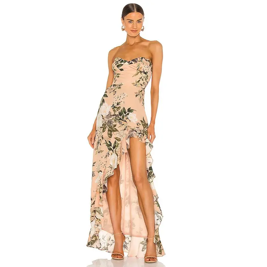 Amanda Uprichard X REVOLVE Eden Gown in Juniper Floral