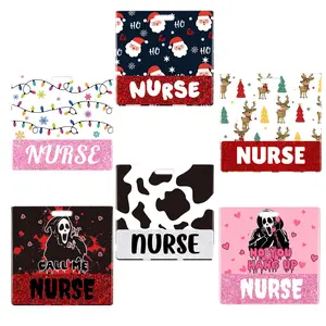 Best-selling ID badge holder with retractable clip, work badge for workplace, doctor and nurse ID identification badge, personalized name tag