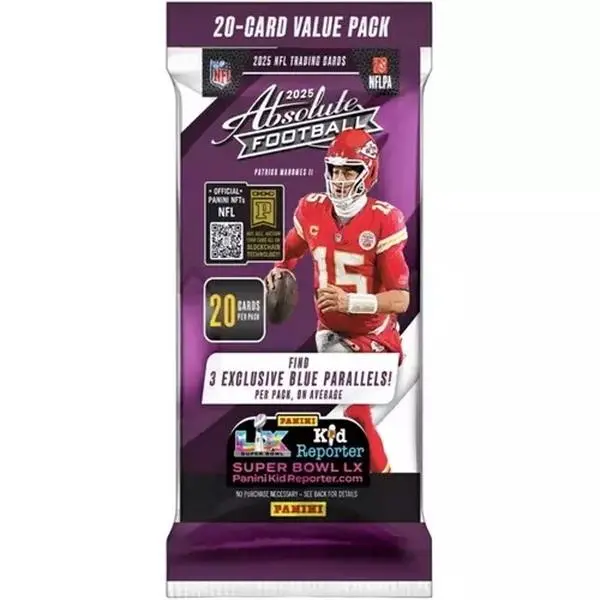 2025 Absolute 20 Card Value Pack! (Blue Parallels! Kaboom Hunt!!) 2025 Absolute 20 Card Value Pack! (Blue Parallels! Kaboom Hunt!!)