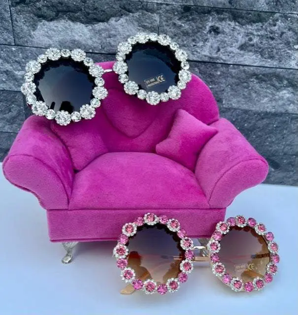 FLOWER RHINESTONE SUNNIES