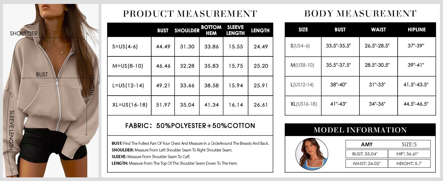 BTFBM Women's Silver Zipper Hoodie Long Sleeve Fleece Y2K Casual Sweatshirt with Pockets for Fall&Winter