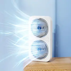 Portable Wall Mounted Fan, USB Rechargeable 3-speed Adjustable Fan, Quiet Operation Fan Suitable for Office and Home Use, Adjustable Cooling Fan