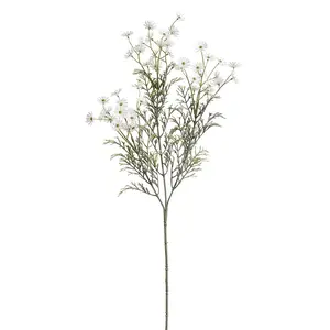 White Marguerite Daisy Spray 26.5" - Artificial Flower Stem