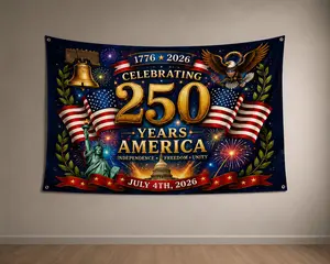 Celebrating America 250 Years Wall Flag – USA Independence Day 2026 Patriotic Banner| Sports Room Wall Poster, Ufc Flag, Trending Flag.
