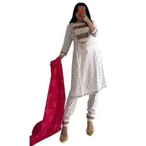 Elegant Anarkali Kurtha Set  Perfect blend of style & comfort for any occasion. Lightweight, flowy, and beautifully designed to make you shine. Shop now and elevate your wardrobe! ️