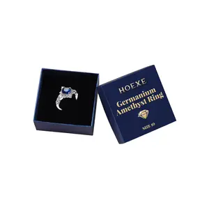 Germanium Amethyst Ring, Ring Simple Everything Fashion Pieces Fashion Clothing With Couple Ring