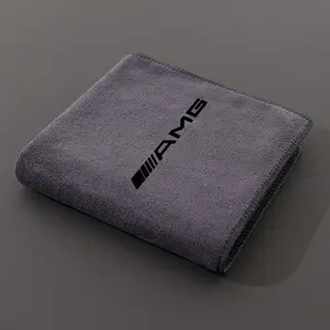Car Suede Fleece Microfiber Wash Towel Water Sucking For Mercedes Benz AMG W240 W218 W219 W208 W209 W463 W46 W253 W292 W231