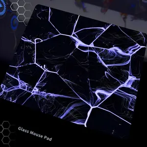 Control Type Glass Mouse Pad Professional Fps Gaming Smooth Feel, Smooth Texture, High-Quality Precision Control Surface, Durable Build, Fps Gaming Focus, Ideal for Gamers & PC Users, Gaming Accessory