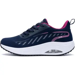 AOV Women's Arch Support Walking Shoes Orthotic Sneakers for Plantar Fasciitis & Foot/Heel Pain Relief Tennis-Style Non-Slip Lightweight Breathable Design Black/White & Multiple Color Options Sizes 5.5-11