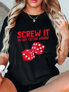 100% Cotton Funny Moving To Las Vegas Women Men T-Shirt