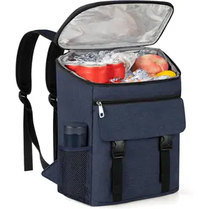 Leak proof Insulated  cooler backpack,Large Capacity outdoor storage bag,Perfect for  Spring & Summer Beach, Camping, Picnics & Hiking. Keeps Drinks Cold & Food Fresh. Lightweight with Comfortable Straps & Multiple Pockets & Family Outdoor Activities.