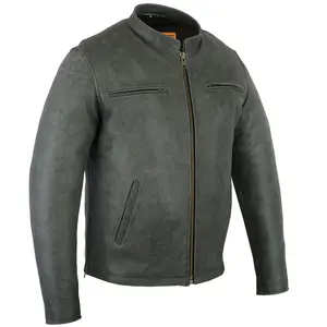 Nightfall Men's Leather Motorcycle Jacket