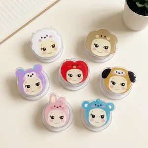 Cute Baby Angel Duck Phone Grip -  Inspired K-Pop Aesthetic Griptok for Fans & Students - Angelic Duckie Kawaii Phone Accessories