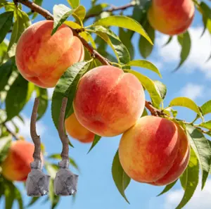 Peach Tree Seedling | Beginner & Home Gardening Friendly | Suitable for Pots or Backyard Planting