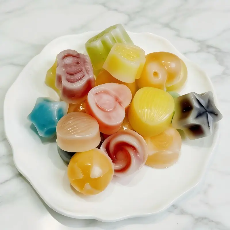 A “Better For You” Bite: Lower-Sugar Wax Bottle Candies with Real Fruit Essence. Satisfying Crunch, Fun Factor. A Mindful Nostalgia Treat for Health-Conscious Women & Teens. Snack Bonbon Sweet frozen