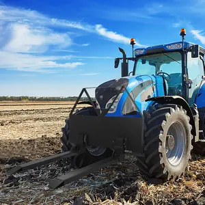 Quick Attach Skid Steer Pallet Fork - 2600 lbs Capacity - Hitch Ball Hole - Global Fit Heavy Duty 46" Pin-On Pallet Forks Attachment for Tractors and Loaders