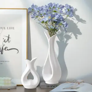 Letter Pattern Vase, Modern Art Creative Vase, Decorative Vase for Home Living Room Bedroom Hotel Wine Cabinet, Home Decor Supplies, Ornaments, Home Decor Accessory