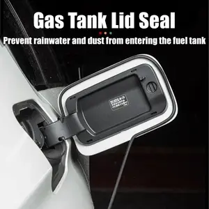 Fuel Filler Seal - EPDM Rubber Self-Adhesive Gas Cap Gasket, Waterproof Dustproof Weather Resistant Car Exterior Seal,car essentials、Car Accessories、car stuff、car decor