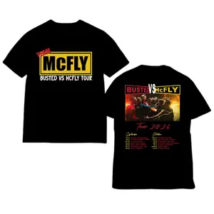 Vintage Busted vs McFly Tour 2025 T-Shirt, Pop Rock Concert Tee, Retro Band Merch Shirt, Punk Rock Graphic Tee, Music Tour 2025 Fan Gift Streetwear Classic Band Outfit