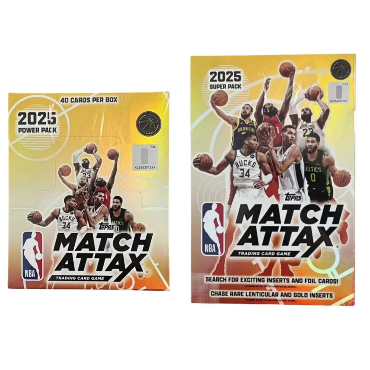 Topps 2025 NBA Match Attax Trading Cards Selection Power Pack / Super Pack Box Brand New