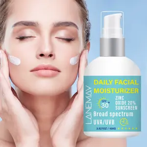 3-in-1 Facial Moisturizer SPF 30 Sunscreen Formula | Combines UV Protection Instant Brightening & Deep Moisturizing | Non-Greasy Fast-Absorbing Texture with Vitamin E | Perfect as Makeup Primer & Daily Skincare Essential for Busy Lifestyles