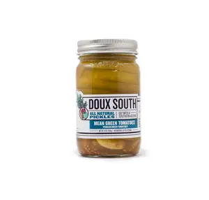 Doux South Mean Green Pickled Tomatoes, 16 OZ