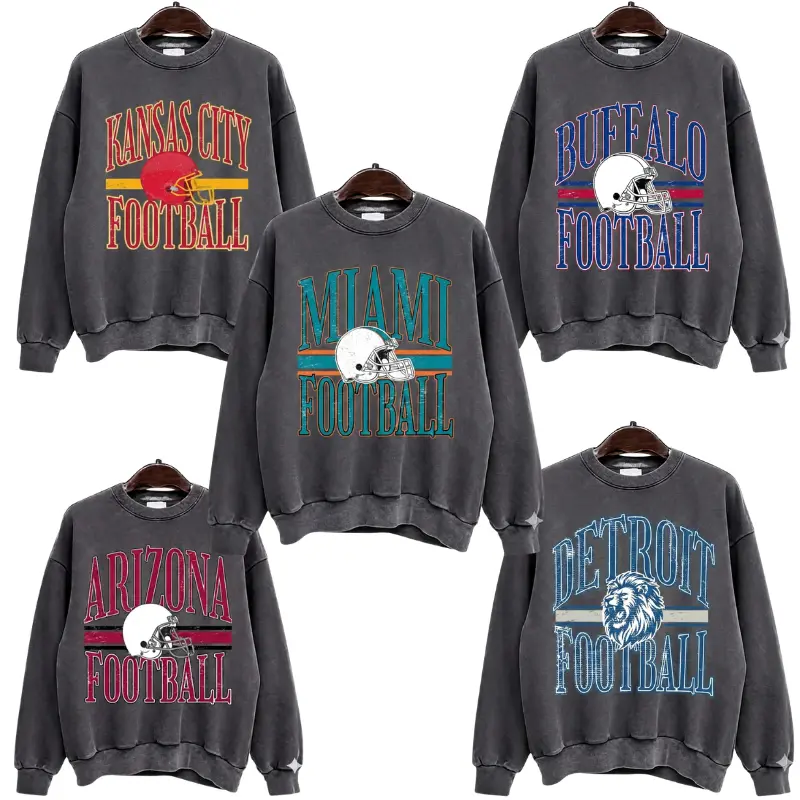 Vintage Team Football Oversized 90s Dark Heather Sweatshirt, Hometown Football Sweatshirt, Football Thowback Vintage All Teams Sweatshirt, Vintage Graphic Tees, Sport Graphic Shirts, Unisex Sweatshirts