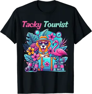 Vacay Tacky Tourist Outfit Wacky Cruise Costume Idea Tacky T-Shirt - Anabelleh Shop 81B0DKD8Q6BD
