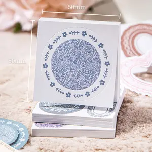 Mini Frame Series Sticky Notes Set, Handmade Material Patchwork DIY Scrapbook Photo Album Diary Book Calendar Decoration