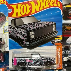 Hot Wheels Chevy Truck Black Widow Edition Collectible Diecast Model Toy Vehicle for Kids