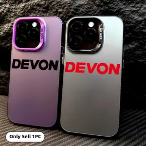 D-DEVONS tool Phone Case Shockproof Matte Laser Aurora Phone Case for iPhone 17 16 15 14 13 12 Pro Max Air | Smooth Matte Texture | Durable Scratch Resistant Anti-Drop Anti-Fingerprint Cover
