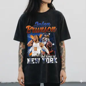 Jalen Brunson 3 Point Celebration Bootleg T Shirt, New York Basketball Star Unisex Graphic Tee, Fan Apparel Hoodie, Sweatshirt, Gift For Fan Basketball
