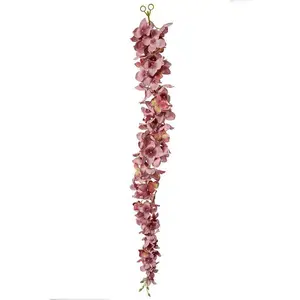 33" Hydrangea Garland Mauve