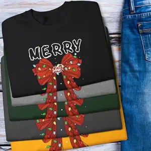 Mary and Bright Crewneck Sweatshirt | Unisex Christmas Sweater for Holiday Cheer