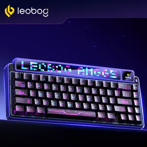 LEOBOG AMG65 Mechanical Keyboard: 106-hour battery life, three switch modes, customizable lighting effects, smooth typing experience, high-end keyboard, and DIY-friendly
