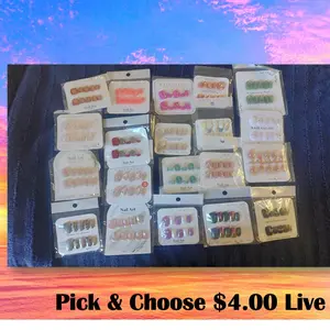 Pick and Choose $4 Handmade Custom-made Press-On Nails Live