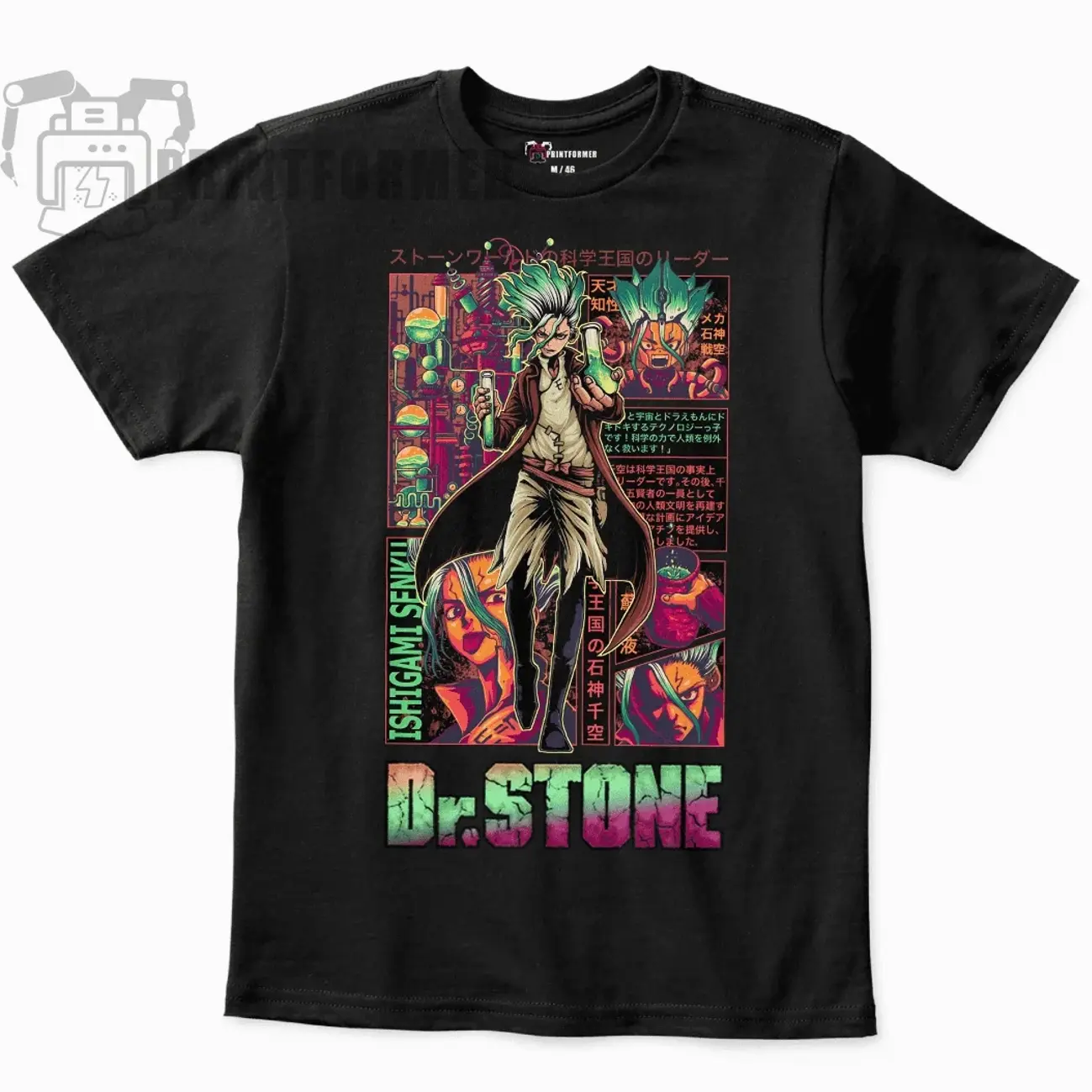 Unisex T-shirt dr. Stone Senku / Doctor Stone Senku B1A