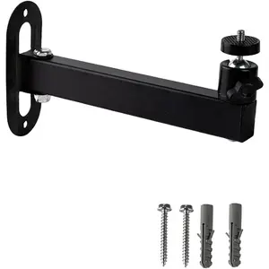 Foldable Projector Wall Mount Universal Ceiling Wall Projector Mount Stand Projectors Bracket,1/4" Screw Size (Wall Mount) (8.46in)