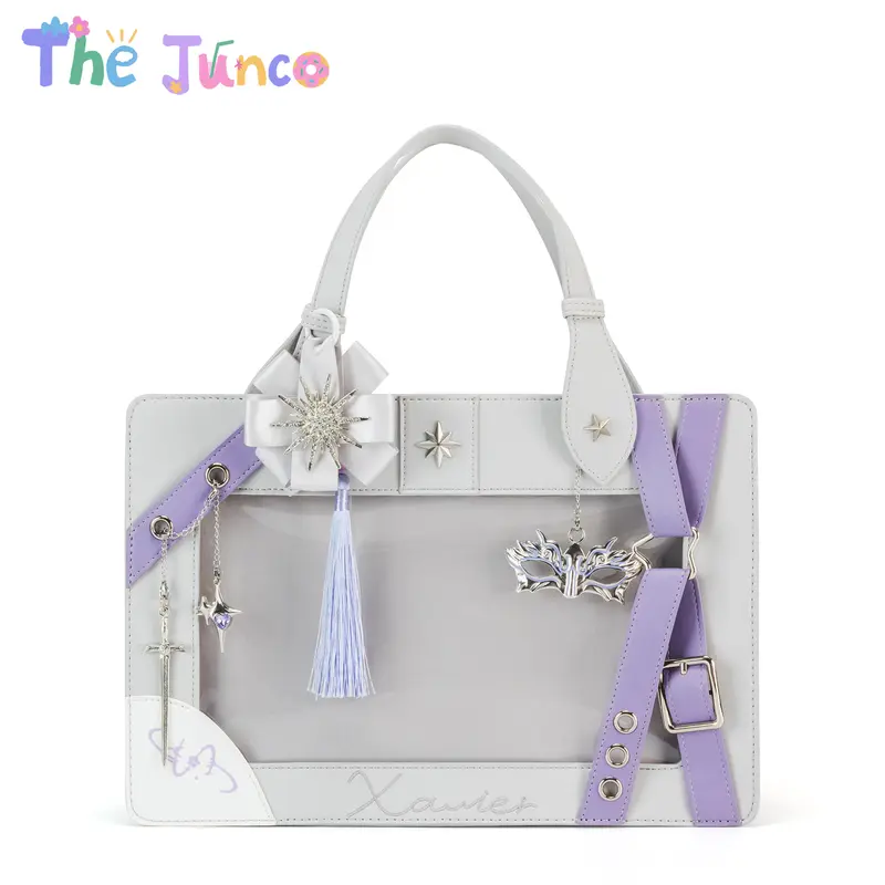 [Valentine's Day Gift] THE JUNCO Original Love and Deep Space Xavier “Light Hunt Collection” Ita Bag  Square Commuting Bag Multi-Way Tote, Crossbody Bag & Shoulder Bag for Women For College, Work, School & Everyday Use