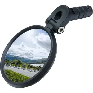 Bar End  Mirror [Upgraded Version] Scratch Resistant Glass Lens,,Safe Rearview Mirror,ME-001