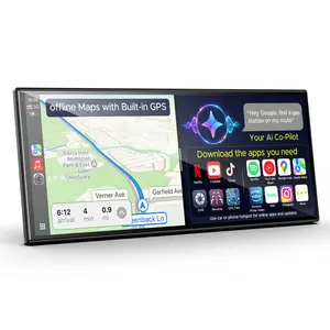 LAMTTO 11" AI Car Screen: Gemini+Offline GPS+Apps | Not Just CarPlay - Open Android 15 4GB+64G