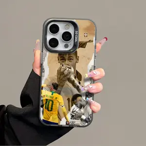 Neymar Casing For iphone 17 16 15 14 13 12 11 X XS SE23 PRO PLUS MAX 2020 2022 Gift Shockproof Protection Anti-Drop Protective Protector Phone Cases Shell Cover football